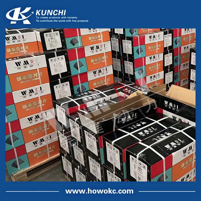 Sinotruk HOWO 6 Holes Brake Lining WG9100440027