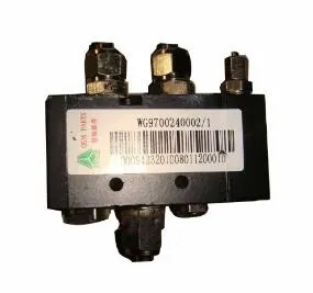 Sinotruk HOWO Injap magnetik elektrik / tekanan rendah injap elektrik WG9700240002