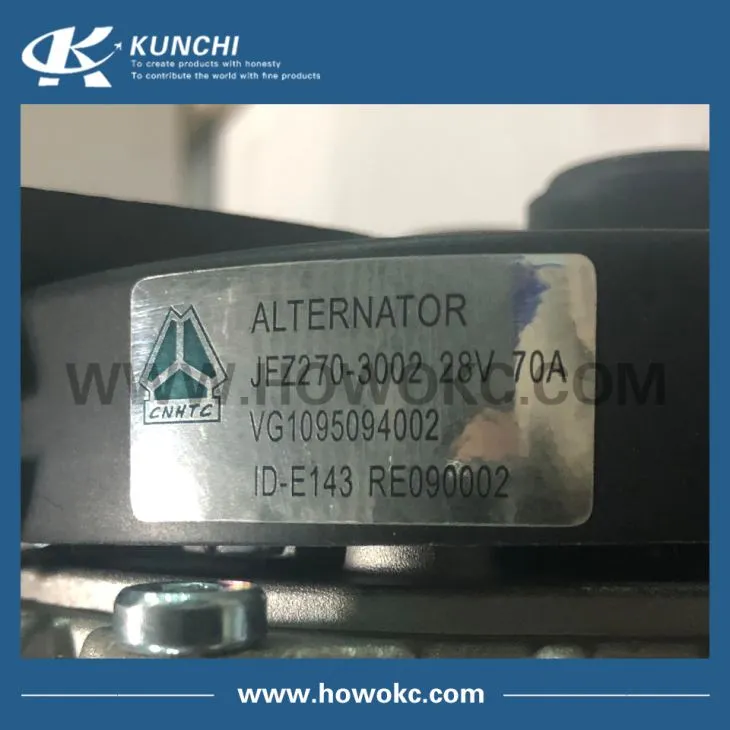 Weichai Generator Alternator VG1095094002