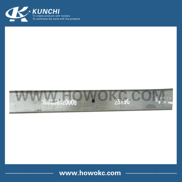 Sinotruk WG9638520008 006 Rear Leaf Spring 6th Piece 25*90*122