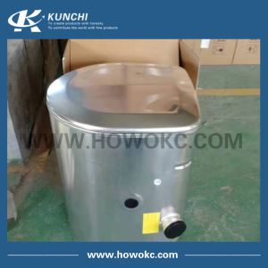 Sinotruk HOWO WG9725550006 Tangki Bahan Api Assy Aluminium HOWO D-Shape 400L