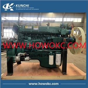 Sinotruk HOWO 371HP AZ6100004301 WD615.47 Pemasangan Motor Enjin